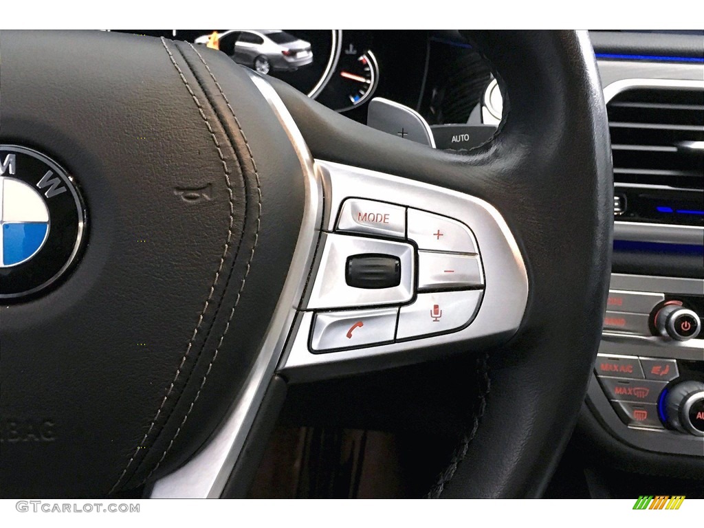 2018 7 Series 750i Sedan - Black Sapphire Metallic / Black photo #19