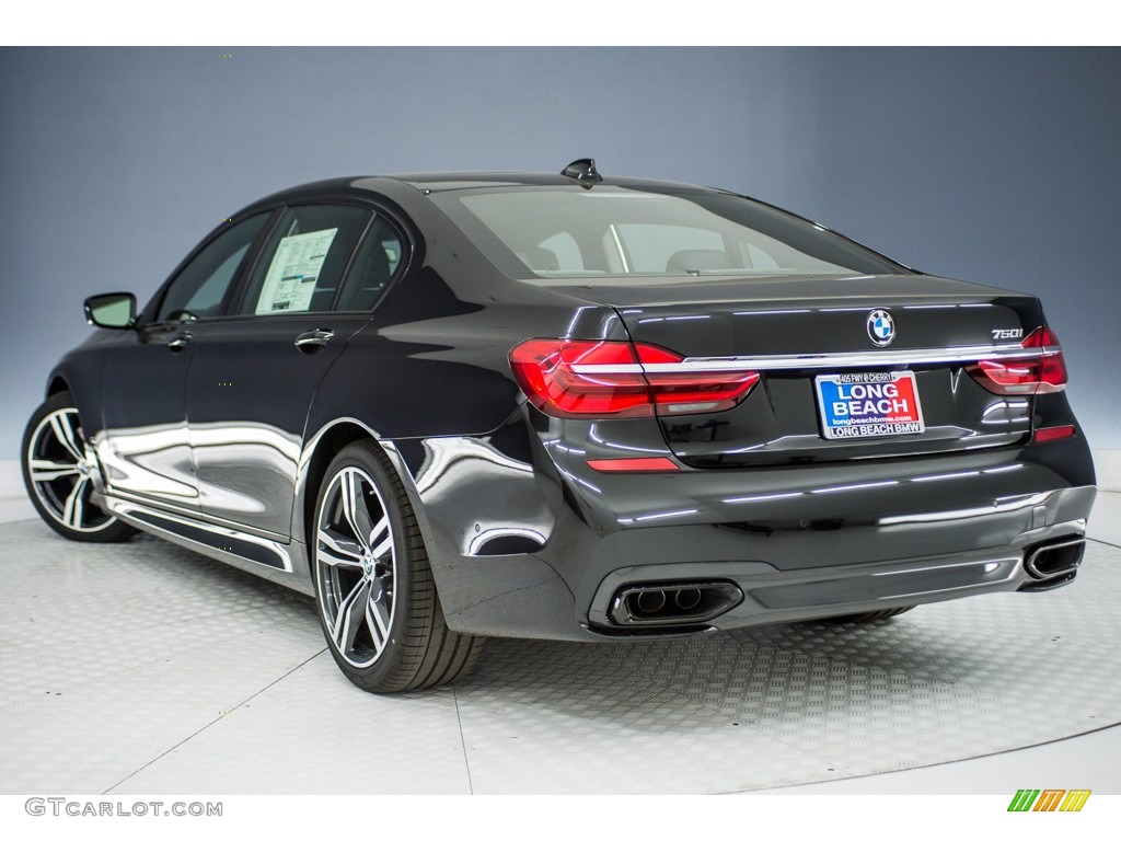 2018 7 Series 750i Sedan - Black Sapphire Metallic / Black photo #4