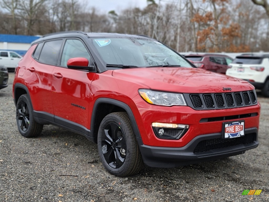 Redline Pearl 2021 Jeep Compass Latitude 4x4 Exterior Photo #140675649