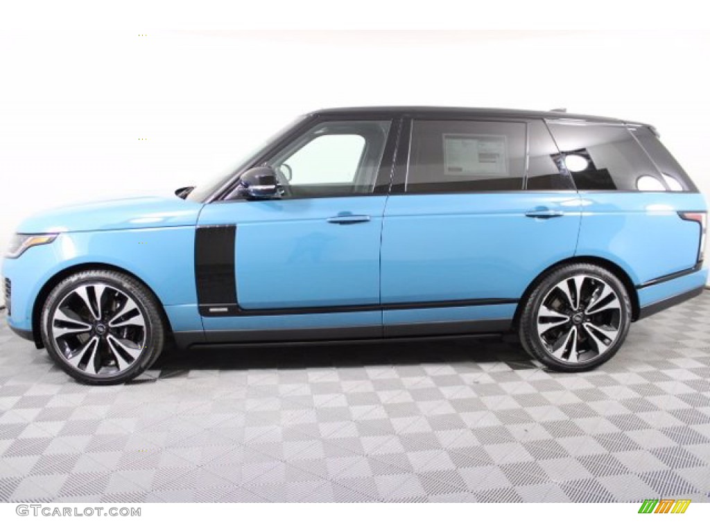 2021 Range Rover Fifty - Premium Palette Blue / Ebony photo #6