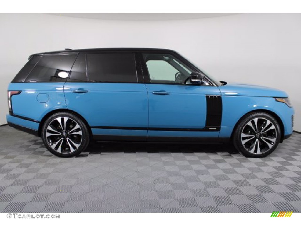 2021 Range Rover Fifty - Premium Palette Blue / Ebony photo #13