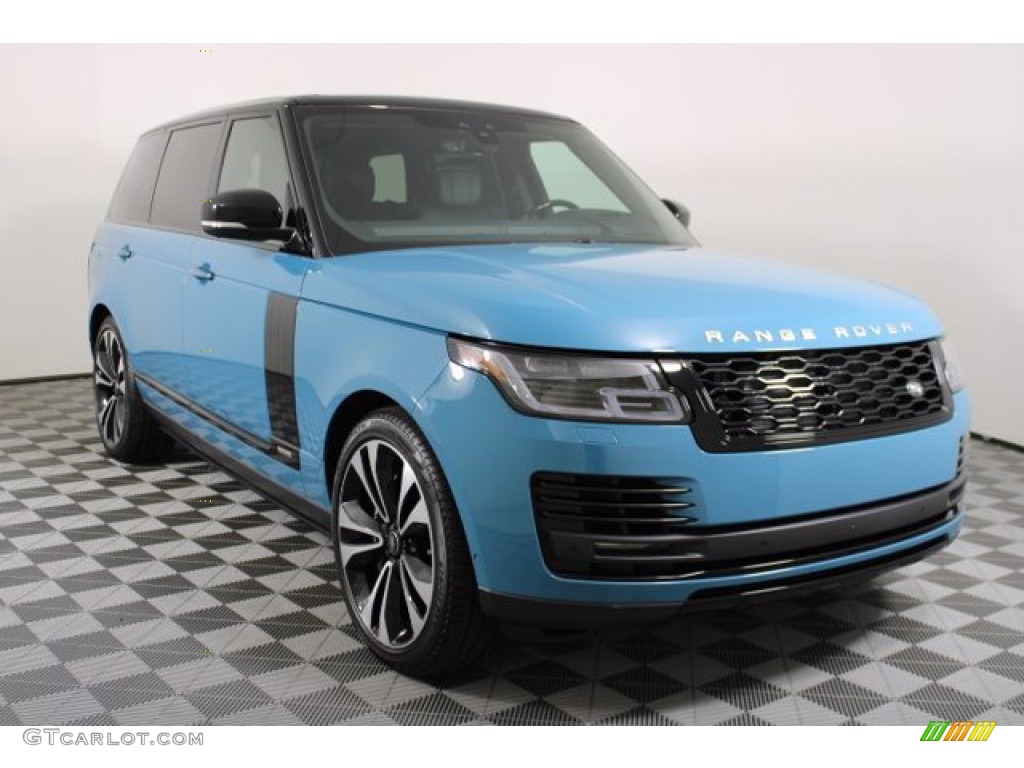 2021 Range Rover Fifty - Premium Palette Blue / Ebony photo #14