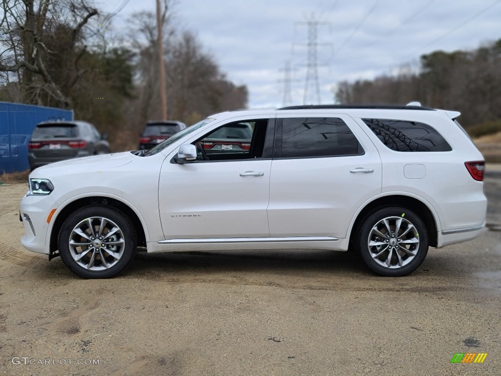 Vice White 2021 Dodge Durango Citadel AWD Exterior Photo #140675991