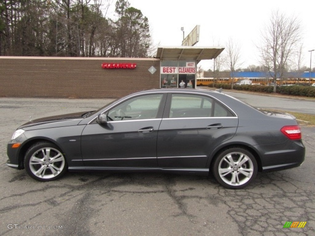 2012 E 350 Sedan - Steel Grey Metallic / Almond/Black photo #7
