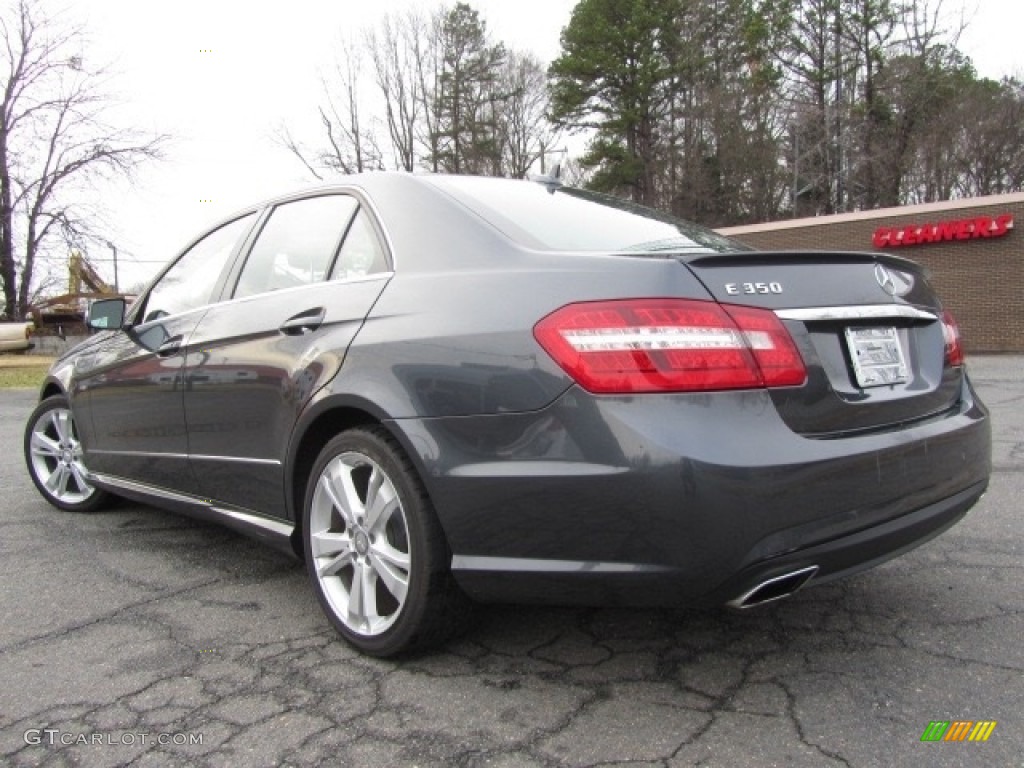 2012 E 350 Sedan - Steel Grey Metallic / Almond/Black photo #8