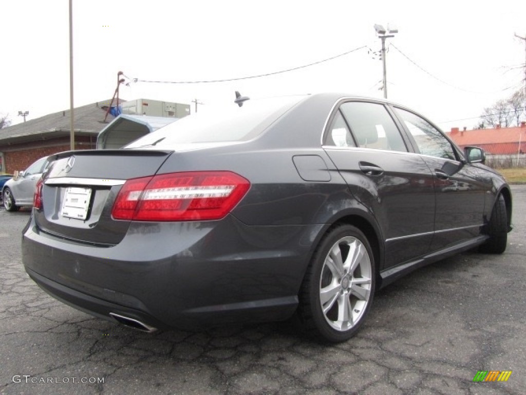 2012 E 350 Sedan - Steel Grey Metallic / Almond/Black photo #10