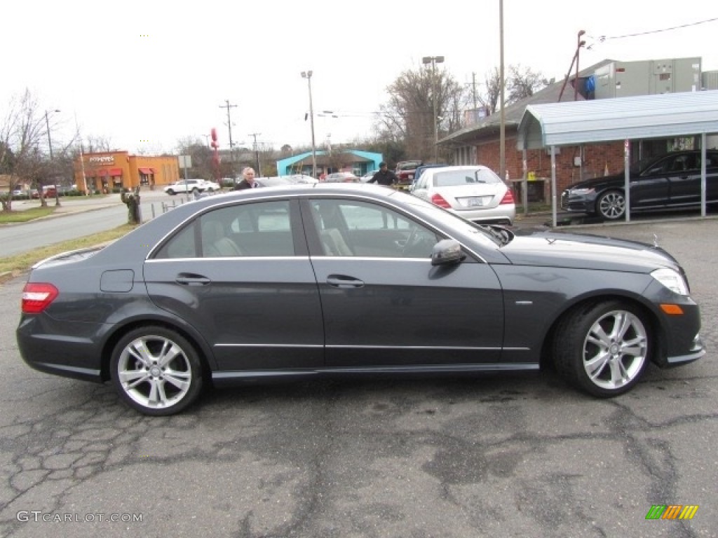 2012 E 350 Sedan - Steel Grey Metallic / Almond/Black photo #11