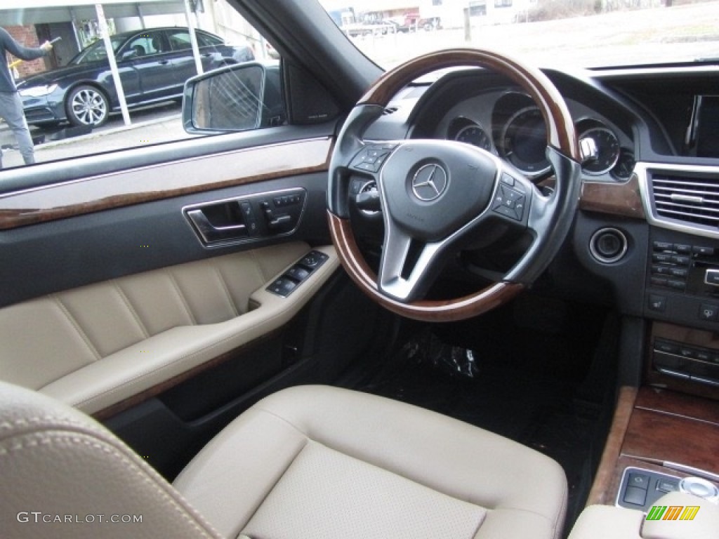 2012 E 350 Sedan - Steel Grey Metallic / Almond/Black photo #12