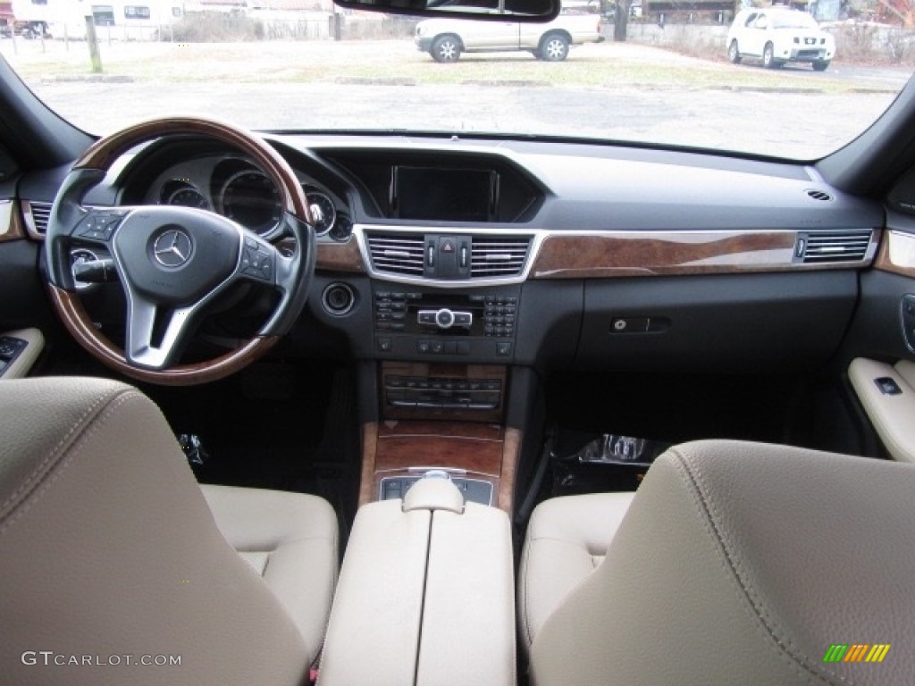 2012 E 350 Sedan - Steel Grey Metallic / Almond/Black photo #13