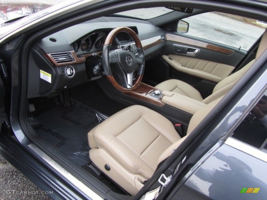 2012 E 350 Sedan - Steel Grey Metallic / Almond/Black photo #17