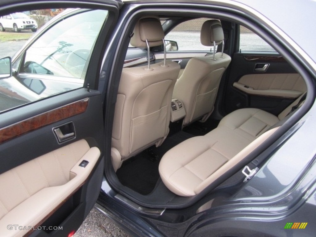 2012 E 350 Sedan - Steel Grey Metallic / Almond/Black photo #19