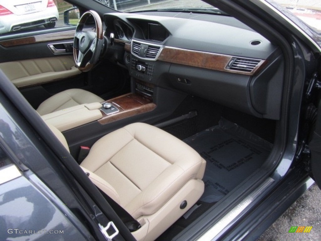 2012 E 350 Sedan - Steel Grey Metallic / Almond/Black photo #21