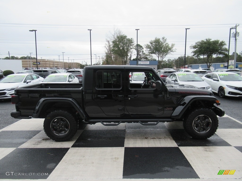 2021 Gladiator Rubicon 4x4 - Black / Black photo #3