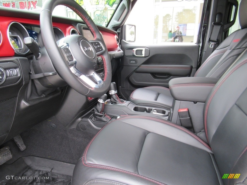 2021 Gladiator Rubicon 4x4 - Black / Black photo #10