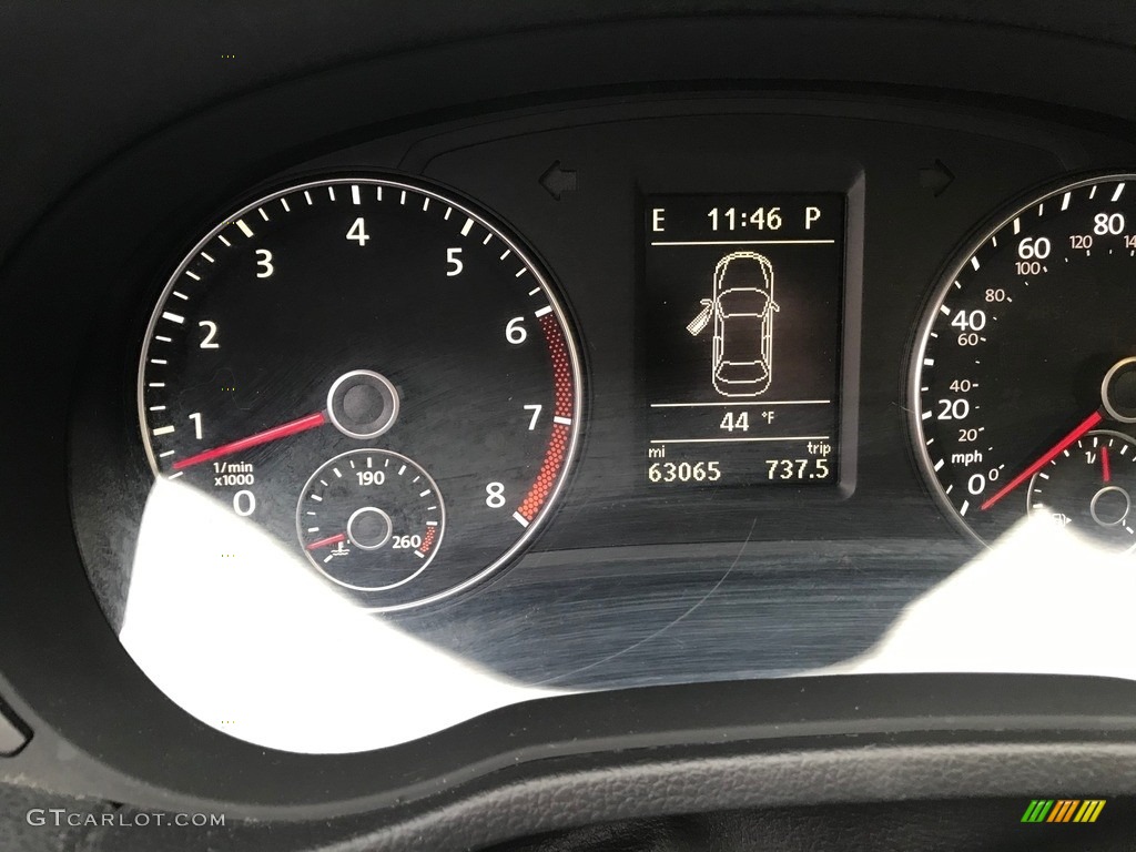 2015 Volkswagen Passat SE Sedan Gauges Photo #140676930