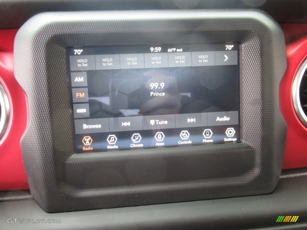 2021 Gladiator Rubicon 4x4 - Black / Black photo #16