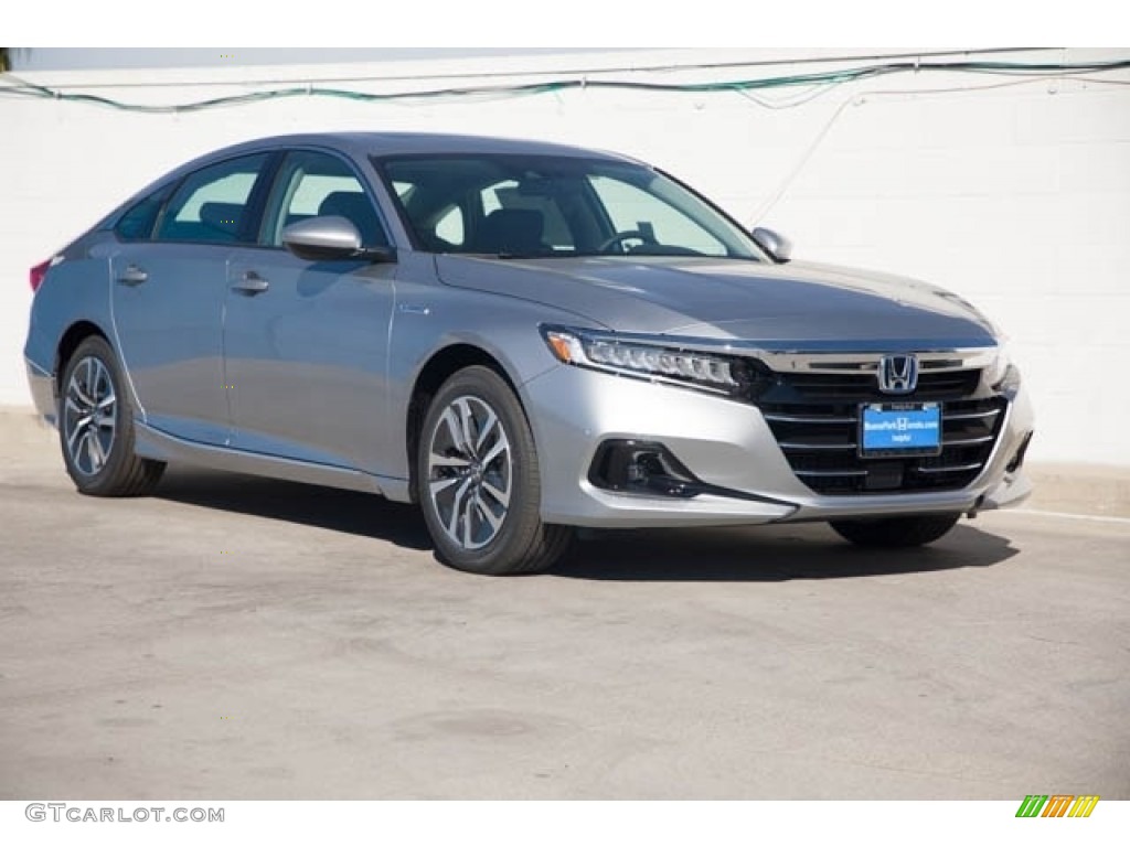2021 Accord EX Hybrid - Lunar Silver Metallic / Black photo #1