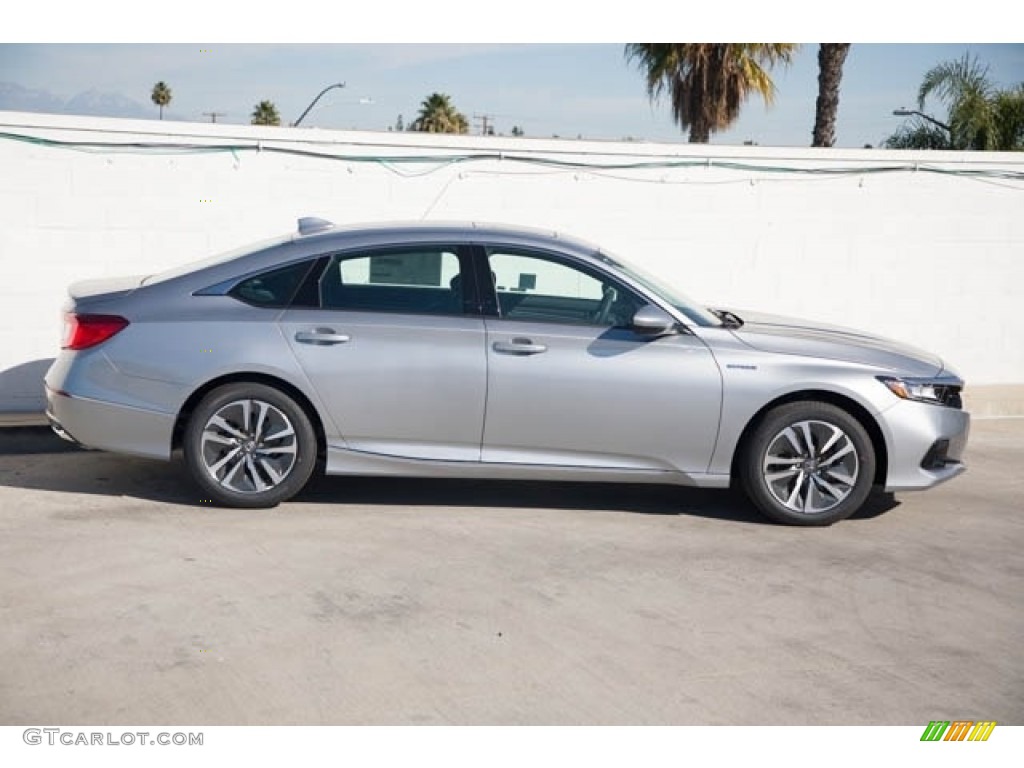 2021 Accord EX Hybrid - Lunar Silver Metallic / Black photo #8