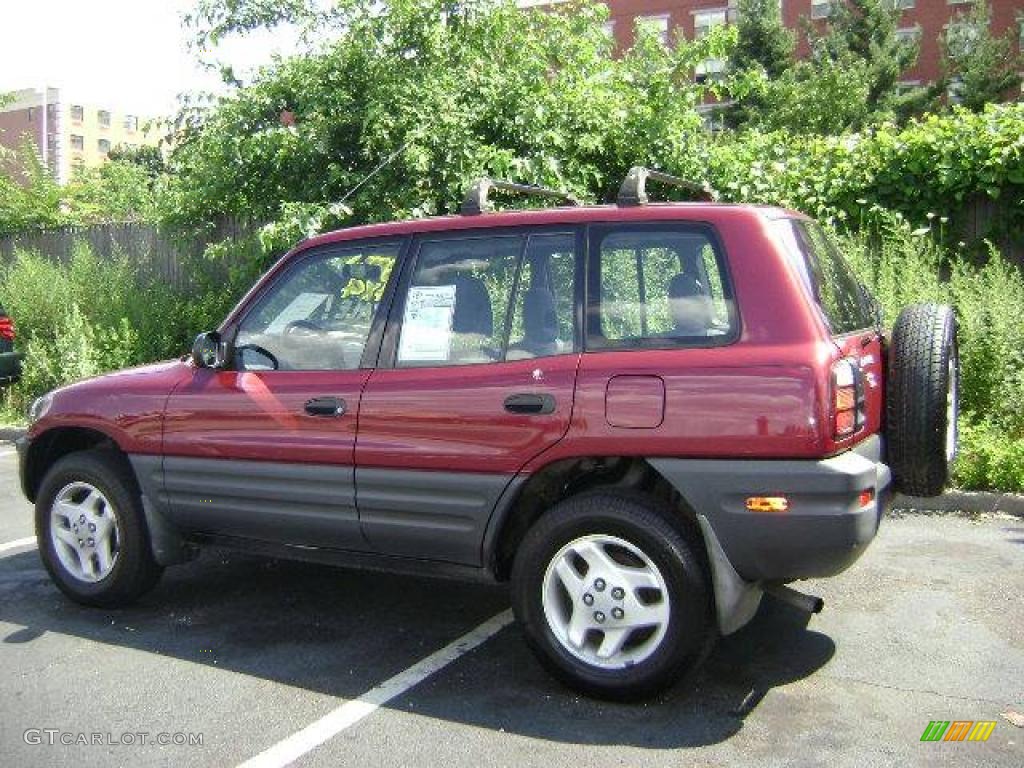 1999 RAV4 4WD - Dark Red Pearl / Gray photo #3