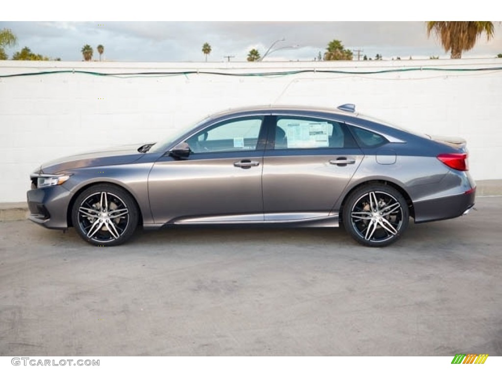 2021 Accord Touring - Modern Steel Metallic / Black photo #4