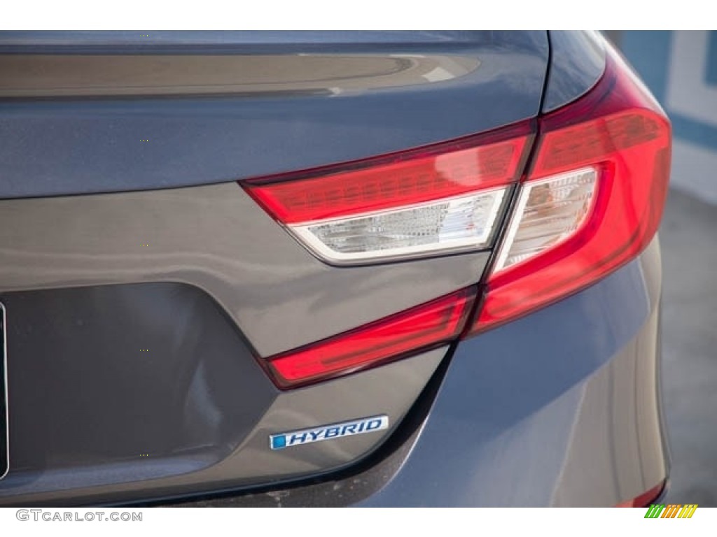 2021 Accord EX-L Hybrid - Modern Steel Metallic / Black photo #7