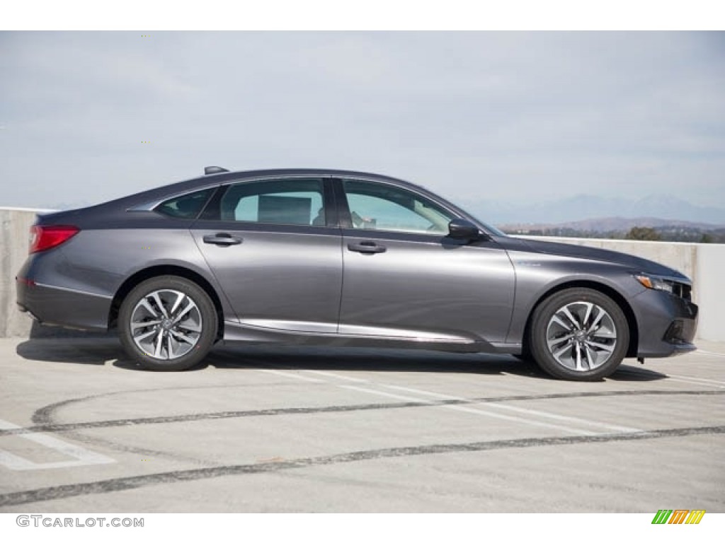 Modern Steel Metallic 2021 Honda Accord EX-L Hybrid Exterior Photo #140681466