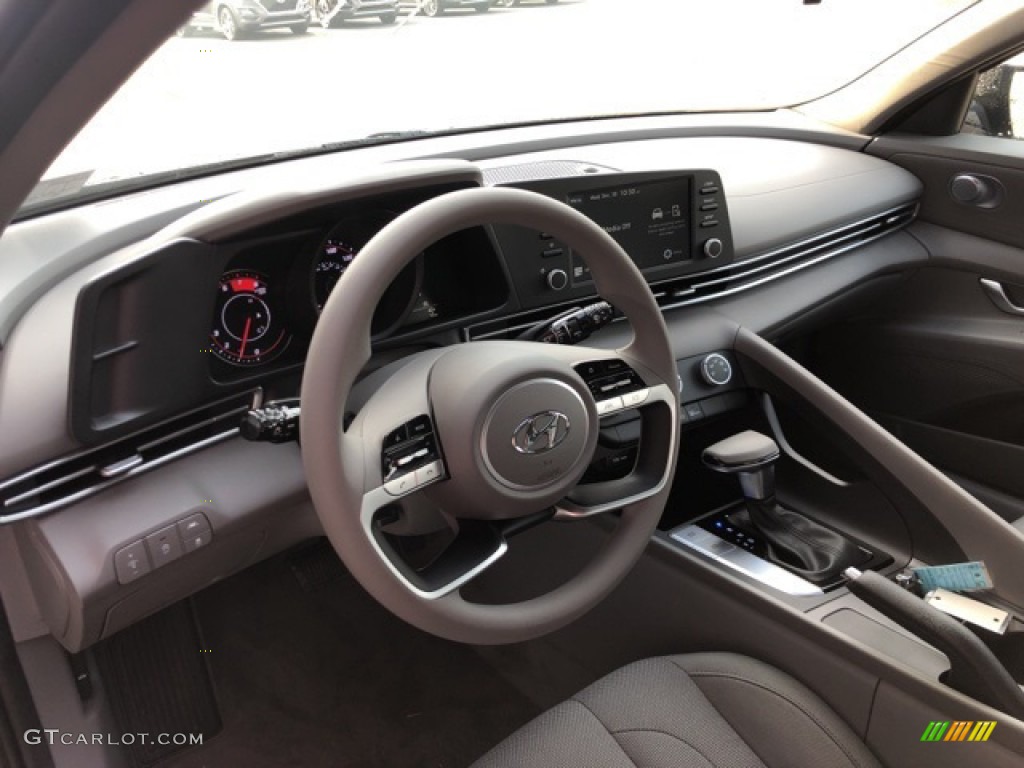 2021 Elantra SE - Portofino Gray / Medium Gray photo #4