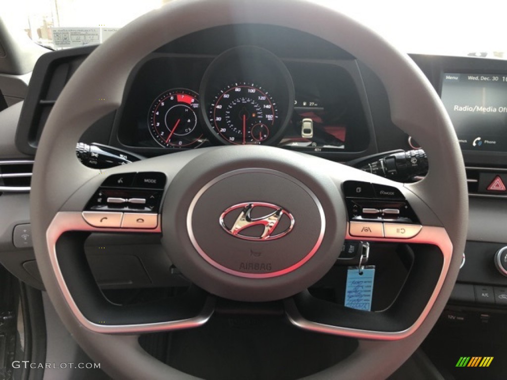 2021 Elantra SE - Portofino Gray / Medium Gray photo #10