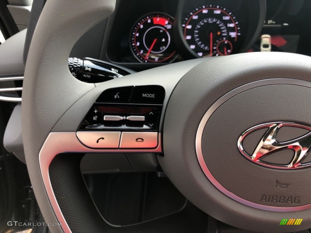 2021 Elantra SE - Portofino Gray / Medium Gray photo #11