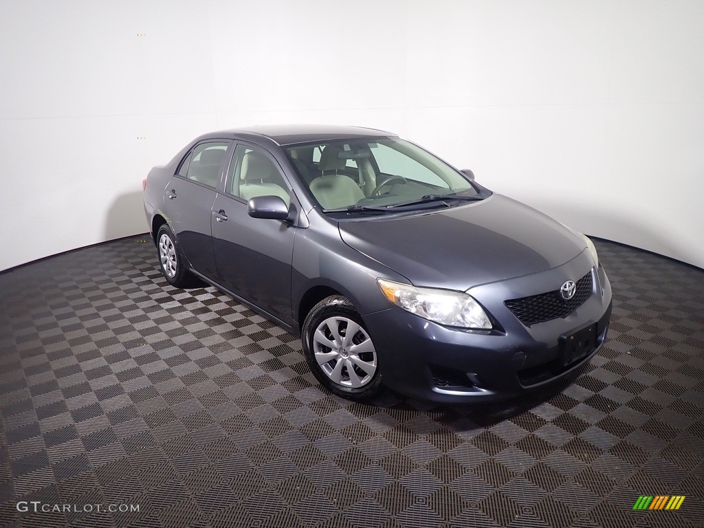 2010 Corolla LE - Magnetic Gray Metallic / Bisque photo #2