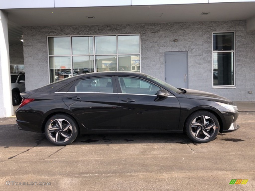 2021 Elantra SEL - Phantom Black / Black photo #2