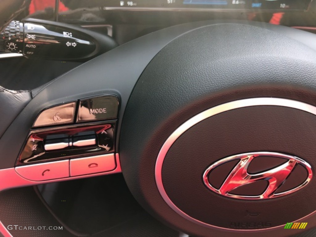 2021 Elantra SEL - Phantom Black / Black photo #10