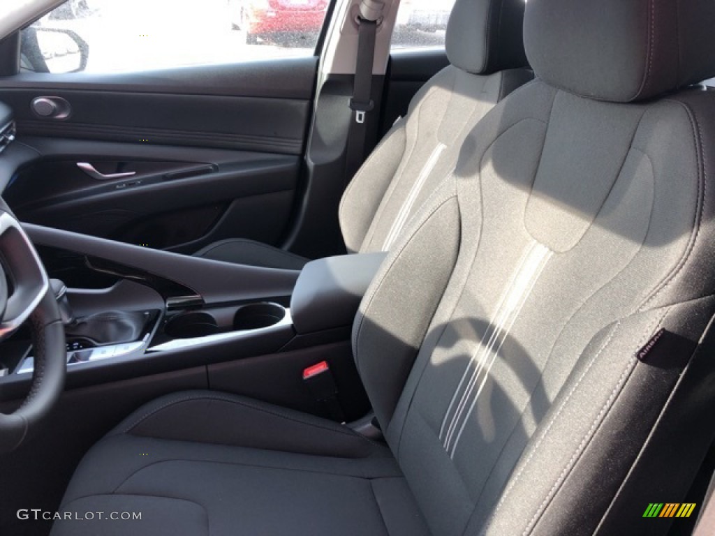 2021 Elantra SEL - Phantom Black / Black photo #14