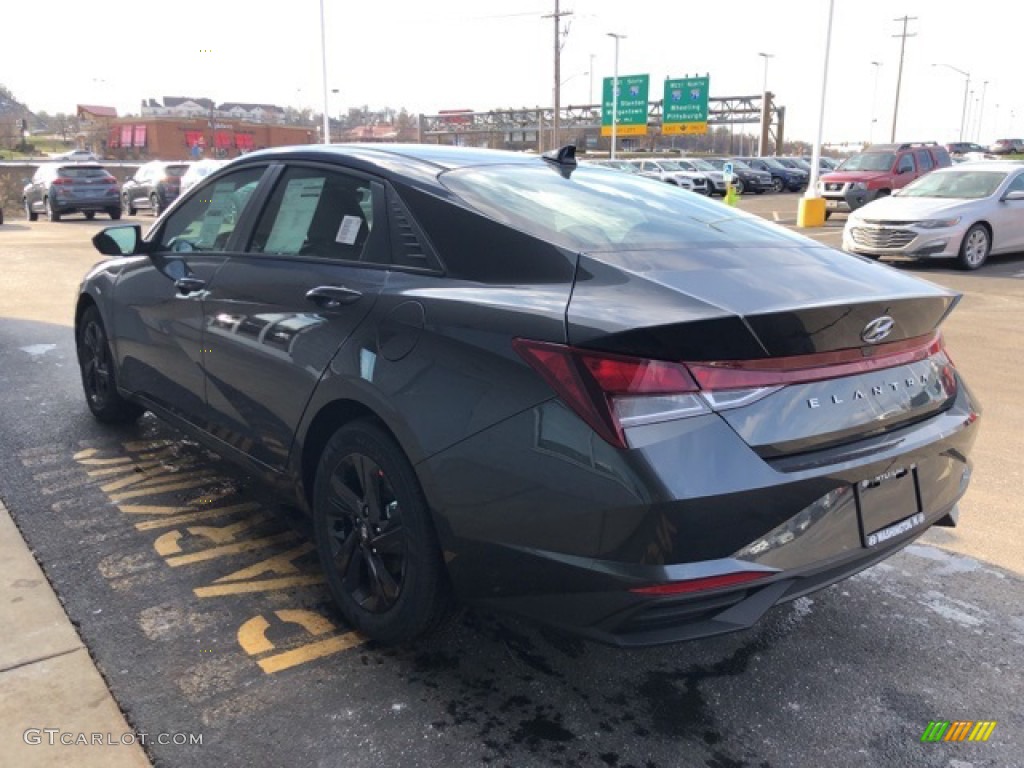 2021 Elantra SEL - Portofino Gray / Black photo #3