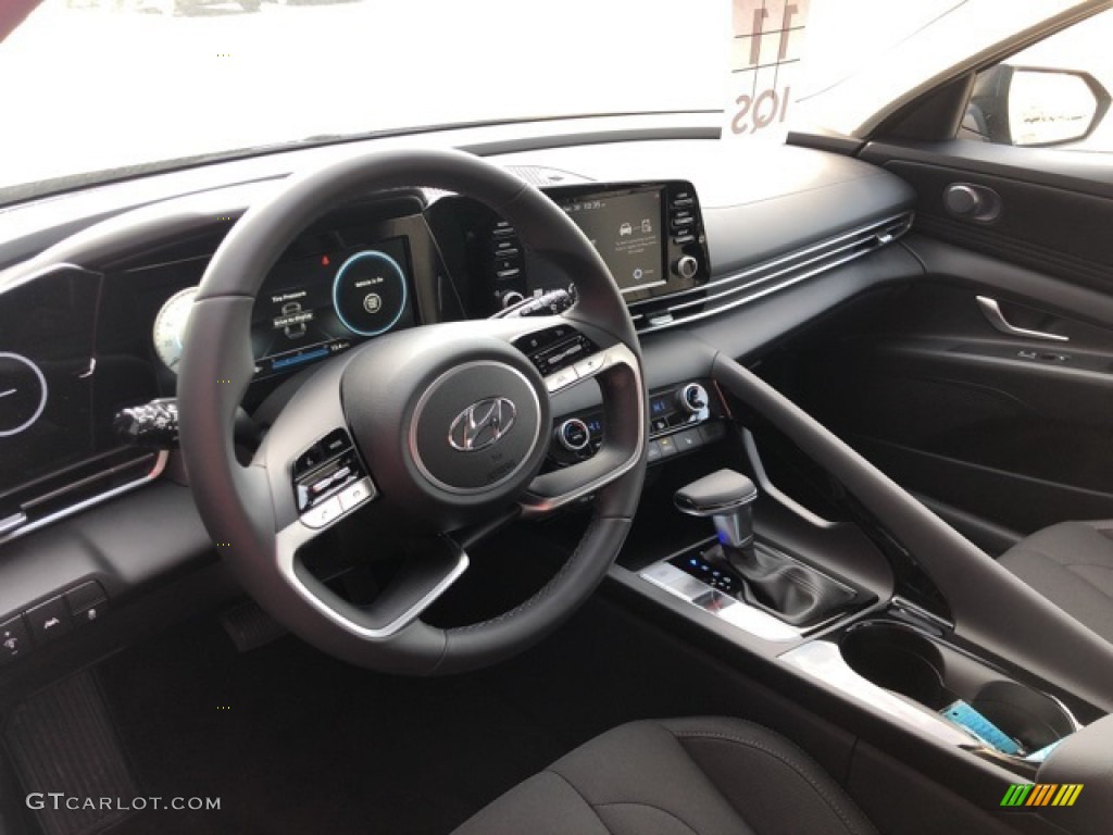 2021 Elantra SEL - Portofino Gray / Black photo #4