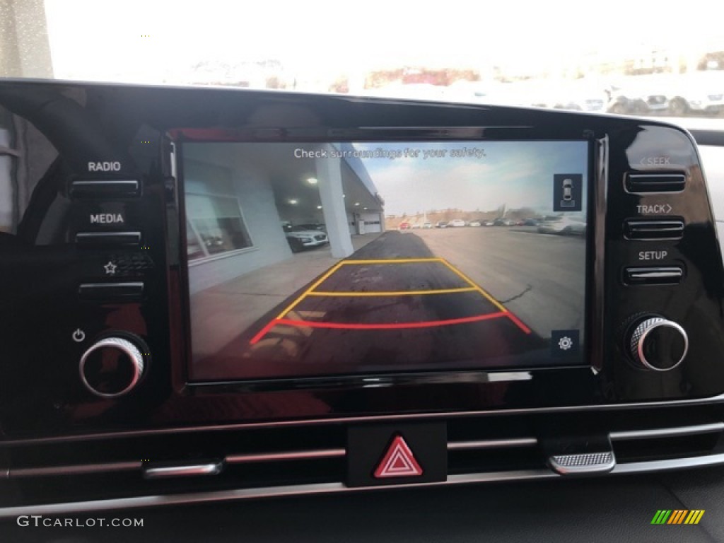 2021 Elantra SEL - Portofino Gray / Black photo #6