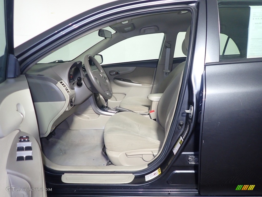2010 Corolla LE - Magnetic Gray Metallic / Bisque photo #22