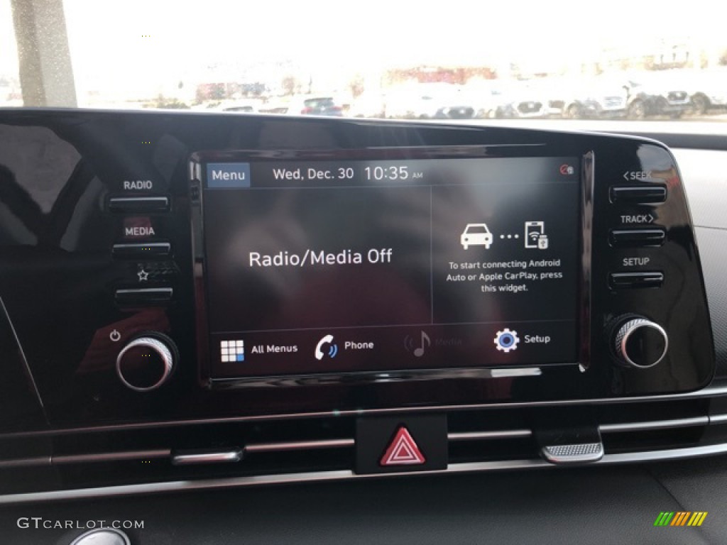 2021 Elantra SEL - Portofino Gray / Black photo #7