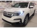 2021 Platinum White Pearl Honda Pilot Elite AWD  photo #3