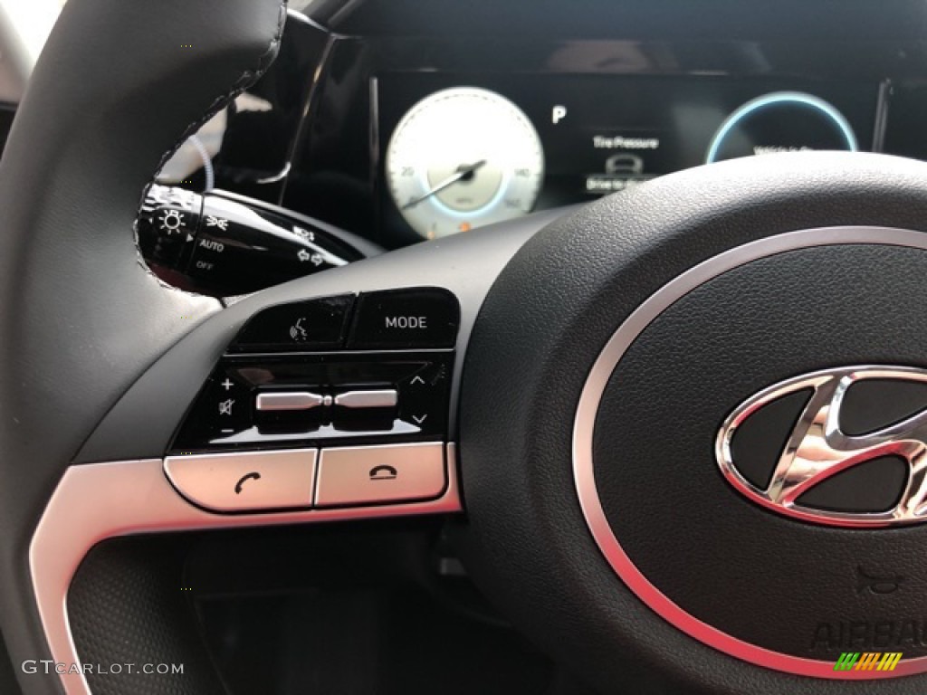 2021 Elantra SEL - Portofino Gray / Black photo #11