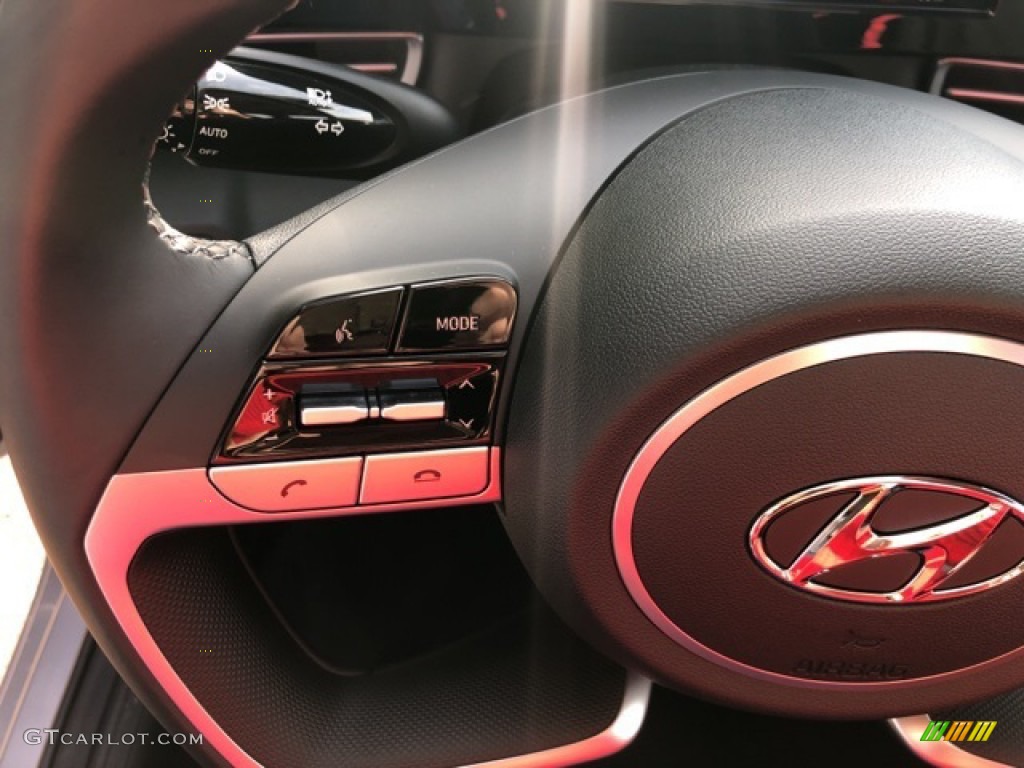 2021 Elantra SEL - Shimmering Silver Pearl / Black photo #10