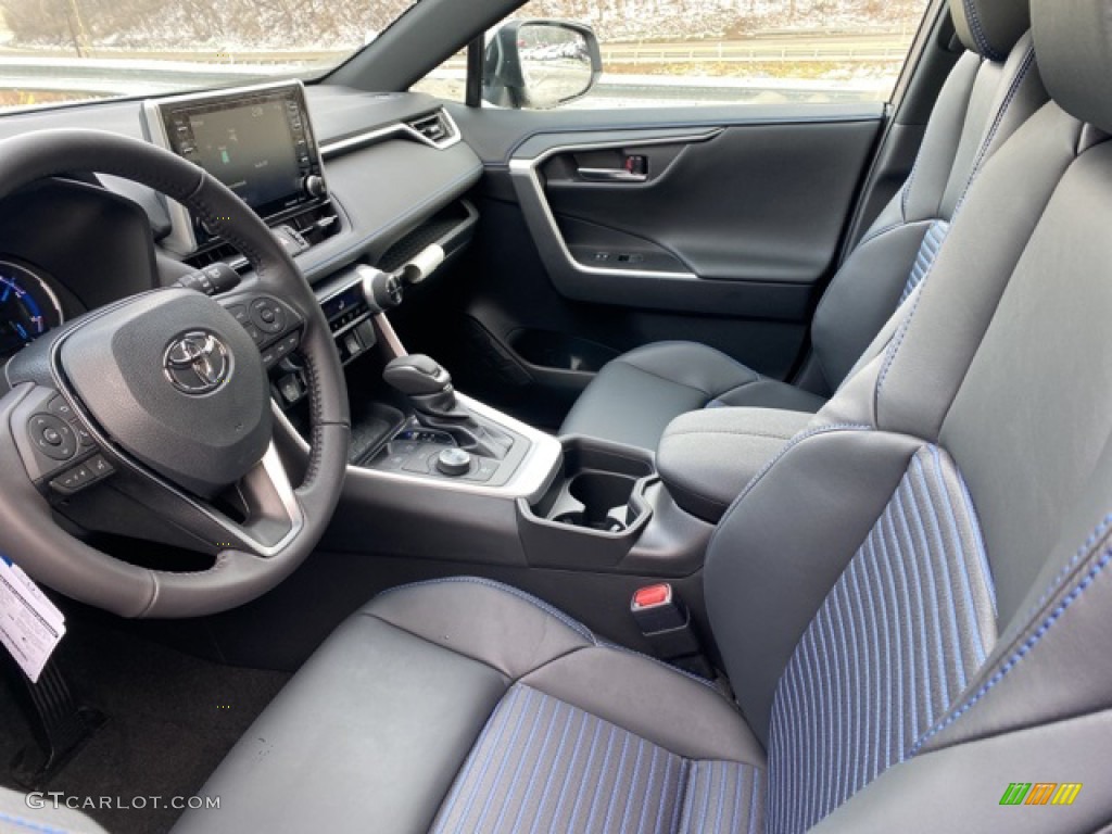 Black Interior 2021 Toyota RAV4 XSE AWD Hybrid Photo #140685180
