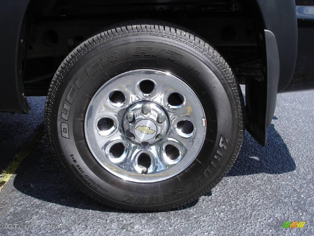 2006 Silverado 1500 Z71 Extended Cab 4x4 - Black / Dark Charcoal photo #6