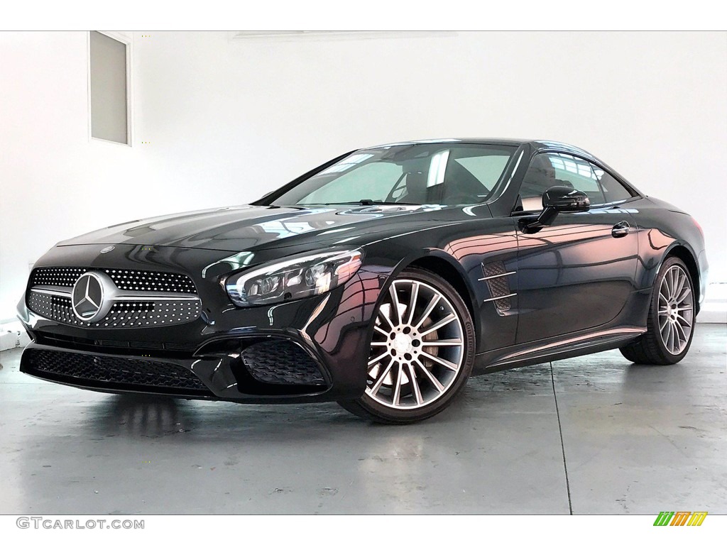 Black 2017 Mercedes-Benz SL 450 Roadster Exterior Photo #140685270