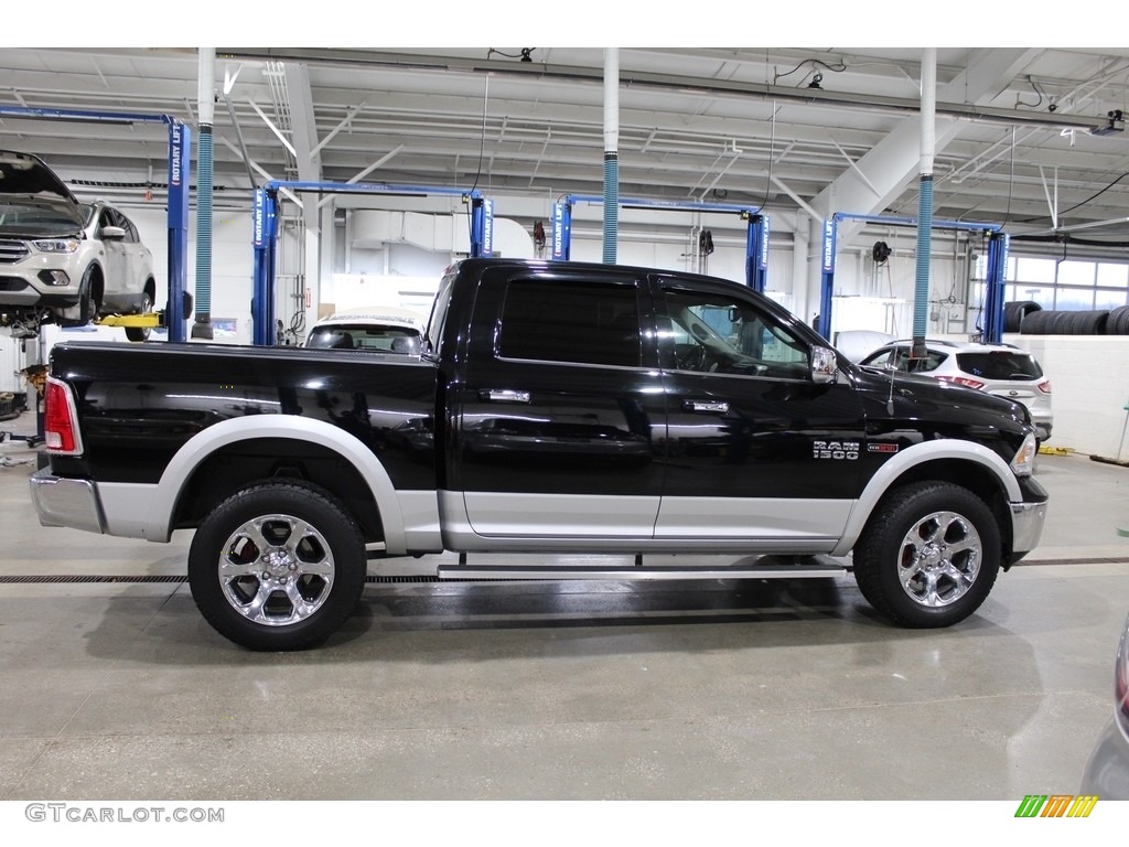 Black 2014 Ram 1500 Laramie Crew Cab 4x4 Exterior Photo #140685409