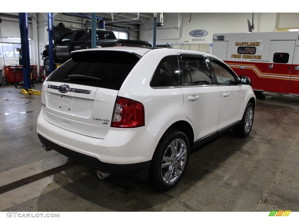 2013 Edge Limited AWD - White Platinum Tri-Coat / Sienna/Charcoal Black photo #4