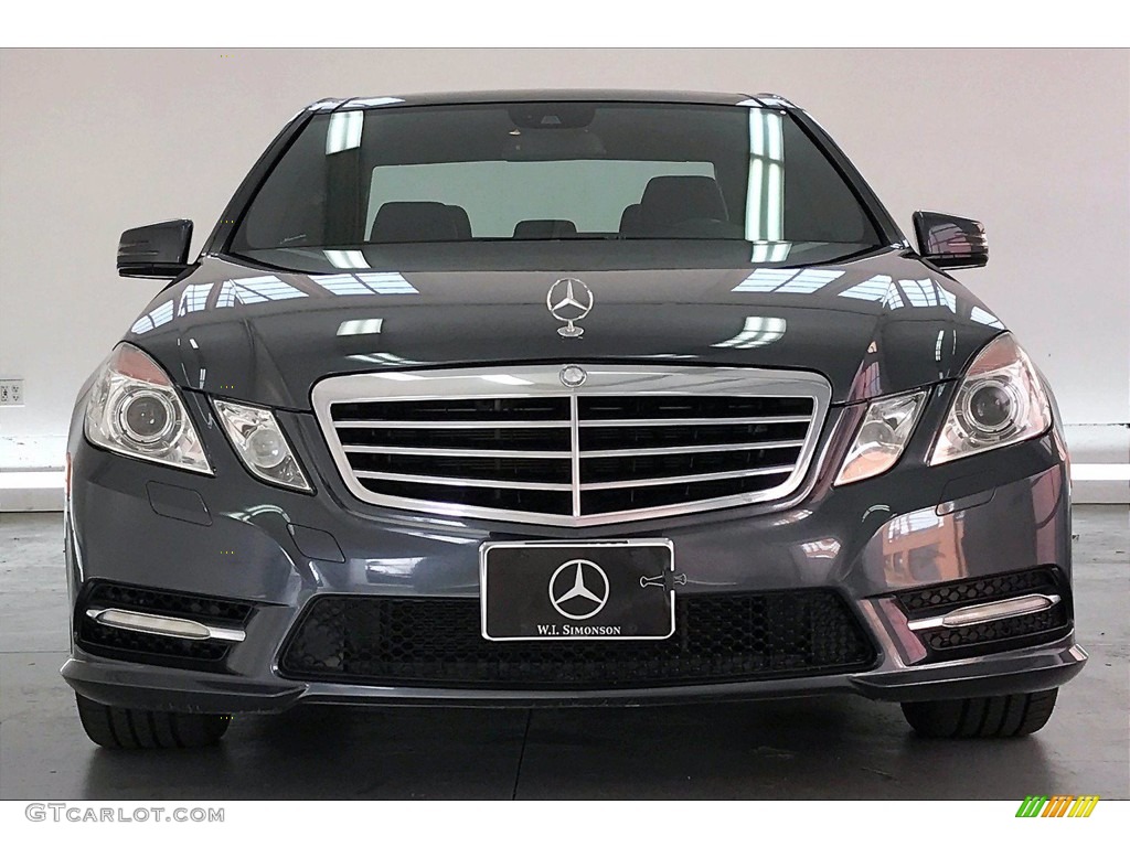2013 E 350 Sedan - Steel Grey Metallic / Black photo #2