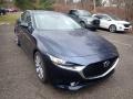 2021 Deep Crystal Blue Mica Mazda Mazda3 Preferred Sedan AWD  photo #3