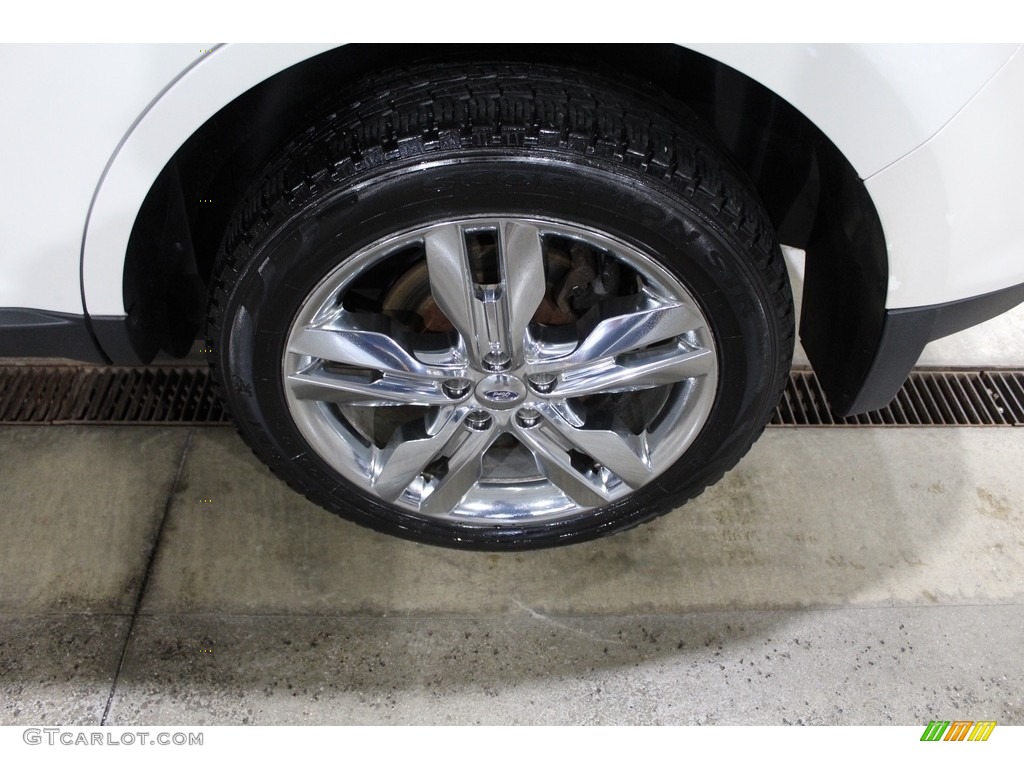 2013 Edge Limited AWD - White Platinum Tri-Coat / Sienna/Charcoal Black photo #14