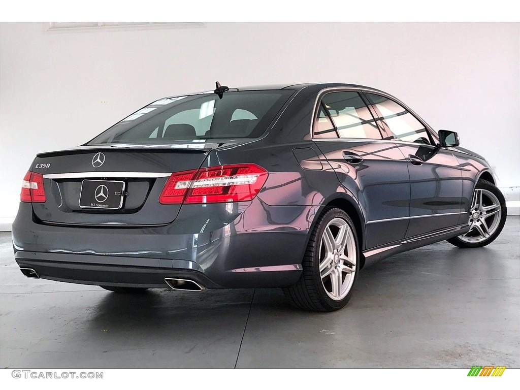 2013 E 350 Sedan - Steel Grey Metallic / Black photo #13